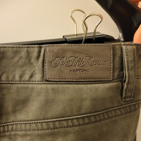 Dark Green Saks Fifth Avenue Pants - Picture 3 of 3